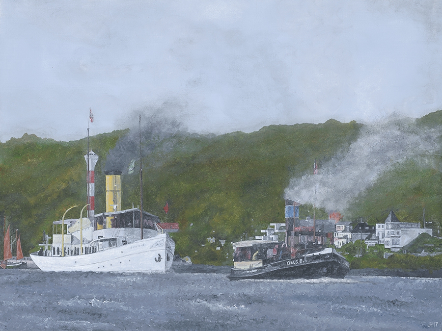 Oldtimer, Elbe bei Övelgönne