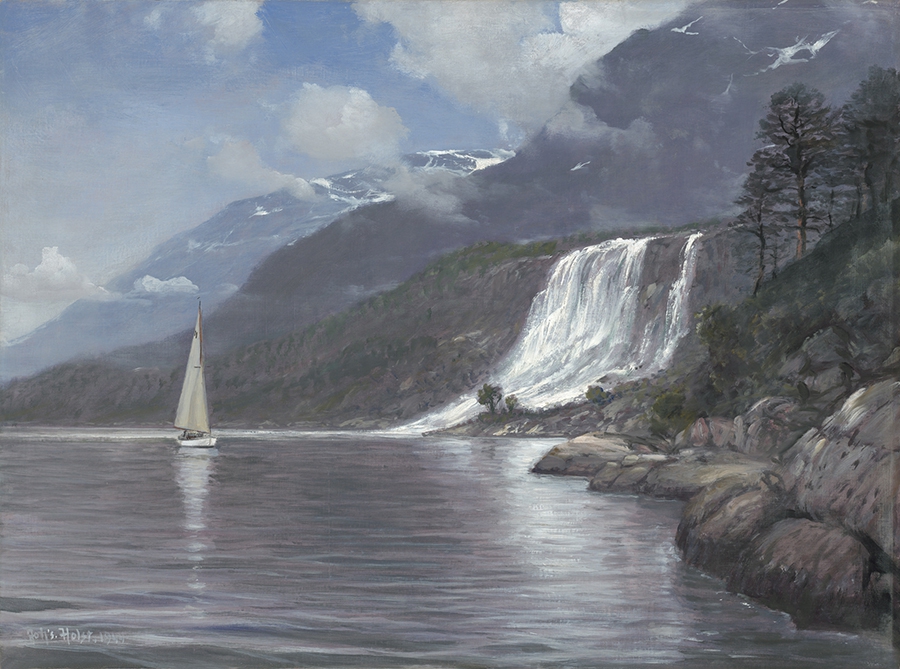 Mia-Lisa im norwegischen Geirangerfjord