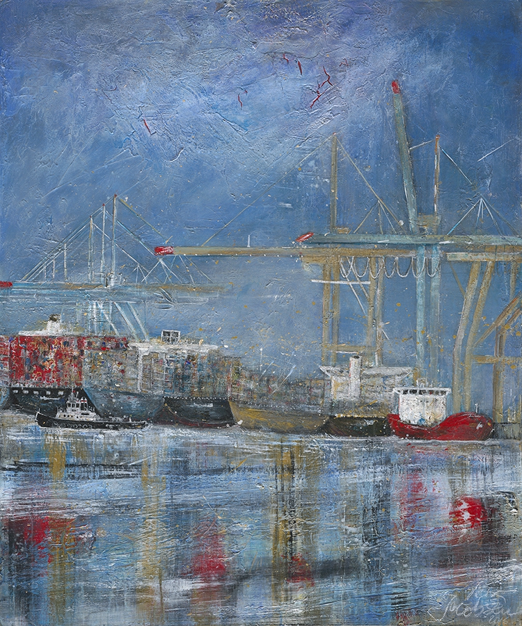 Hamburger Hafen -VERKAUFT-