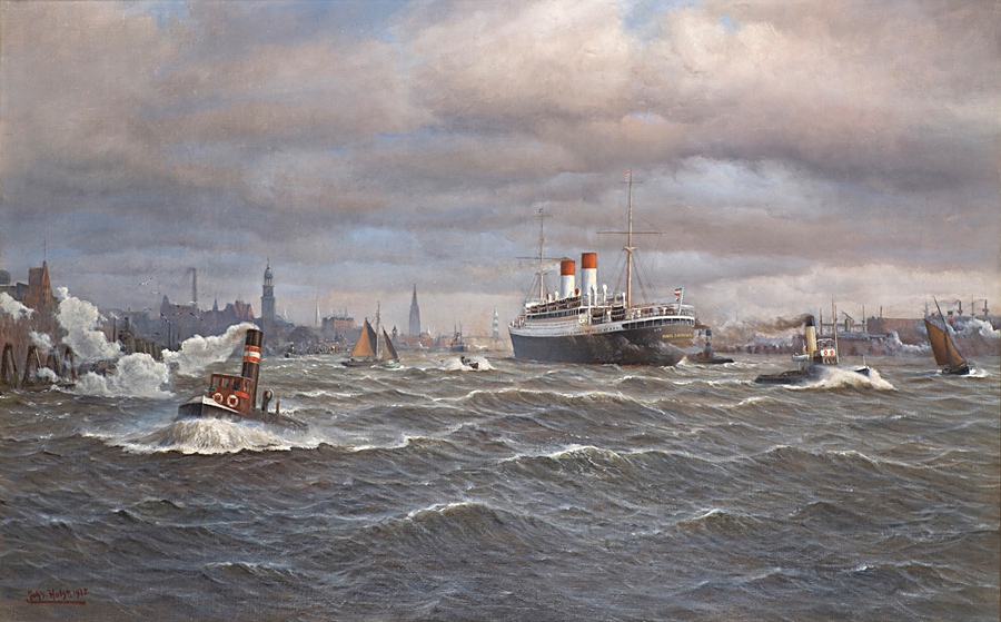 Heimkehr der MS "Monte Sarmiento"