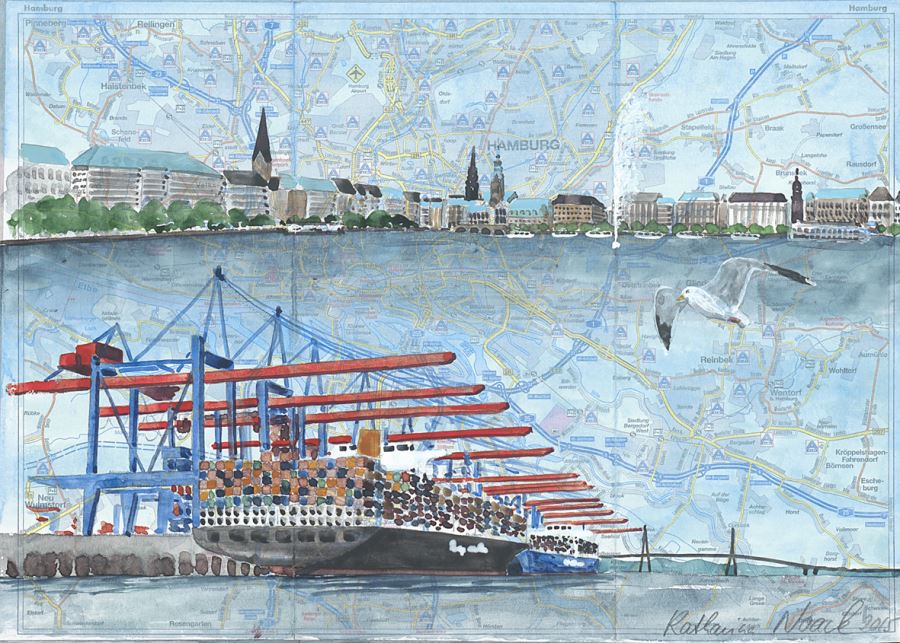 Hamburg vom Wasser IIIHamburg vom Wasser III -VERKAUFT-