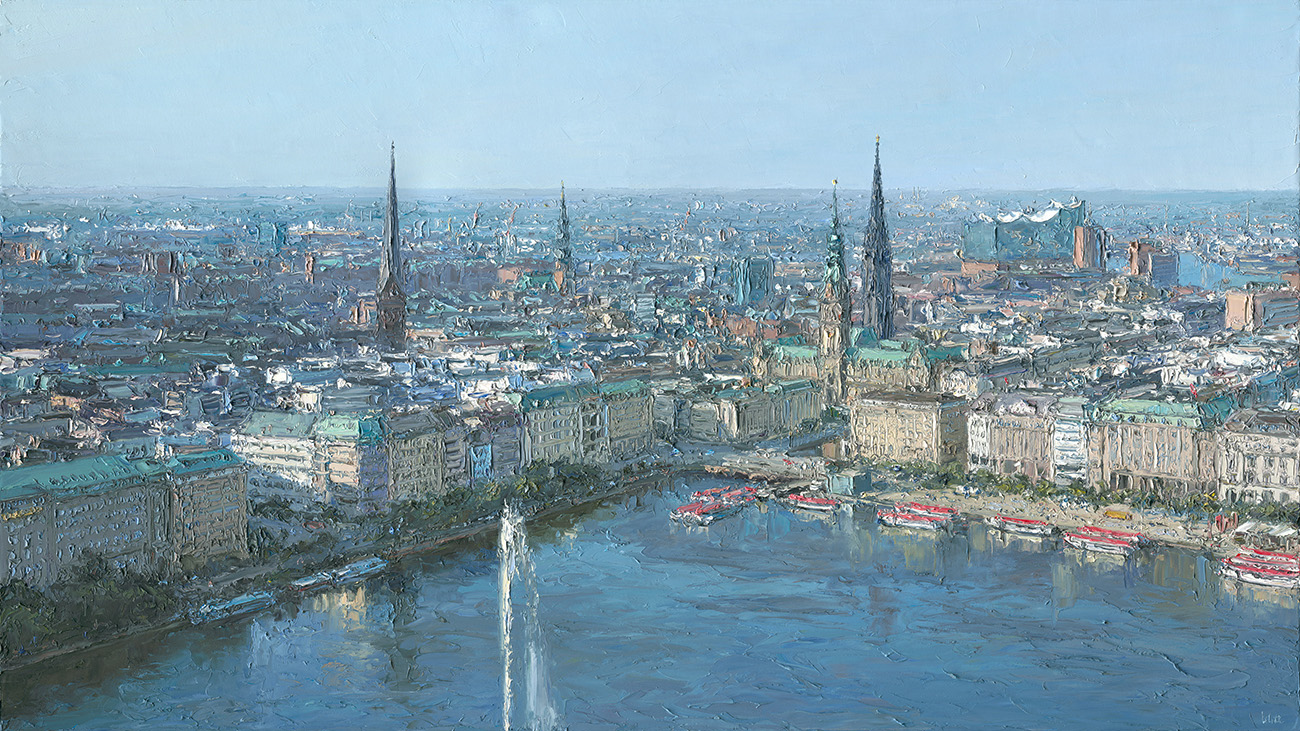 Luftansicht Alster