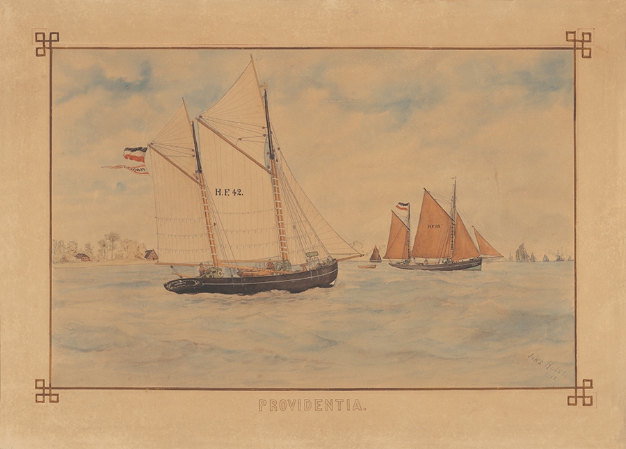 H.F. 42 PROVIDENTIA auf der Elbe -VERKAUFT-