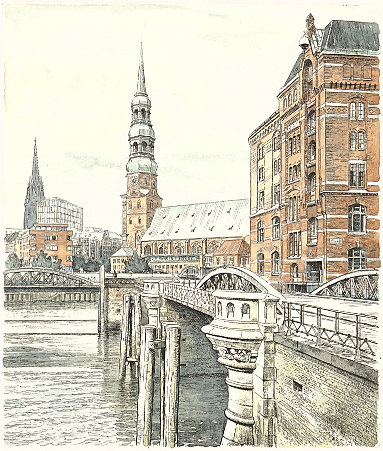 Hamburg - St. Annen/Brücke