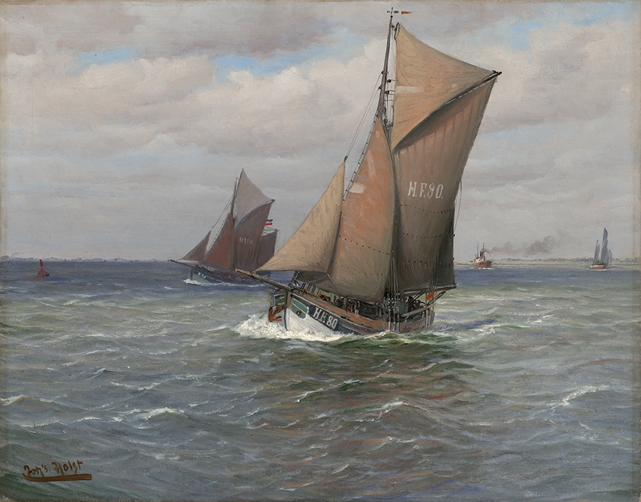 H.F. 80 Catharina auf der Elbe