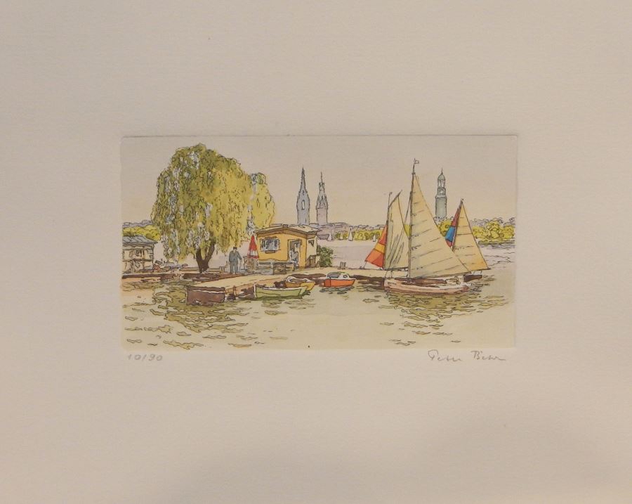 Bootshaus an der Alster