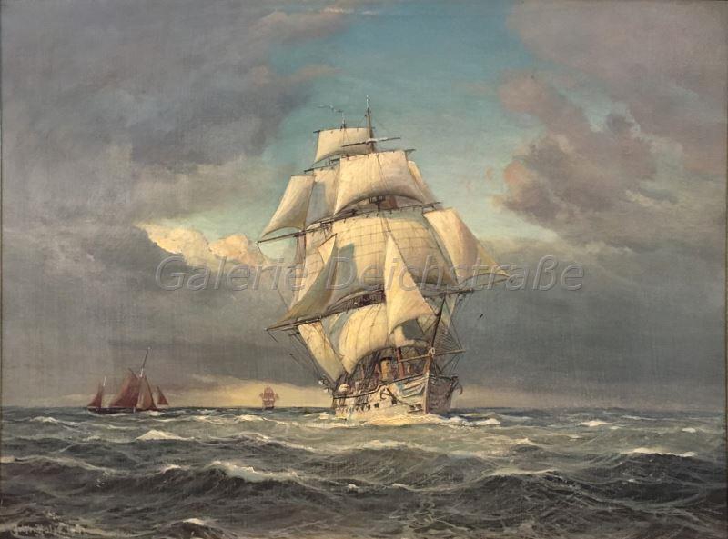 "Costa" Segelschiff mit Dampfmaschine