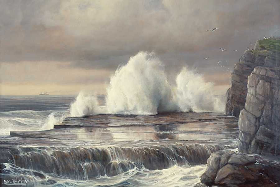 Grandioses Naturschauspiel (vermutl. Bornholm)