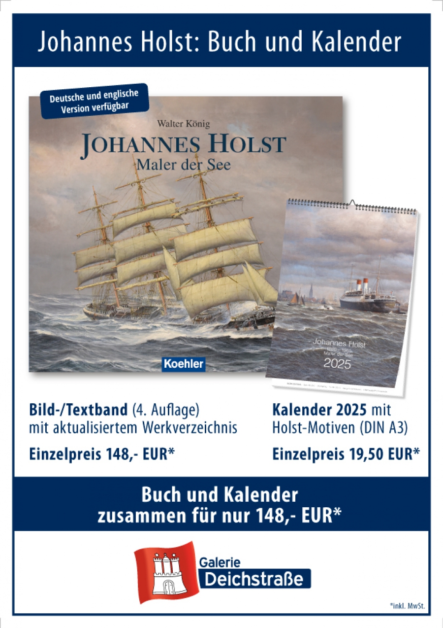 Joh's Holst: Bild-/Textband (DE/EN) und Kalender 2025
