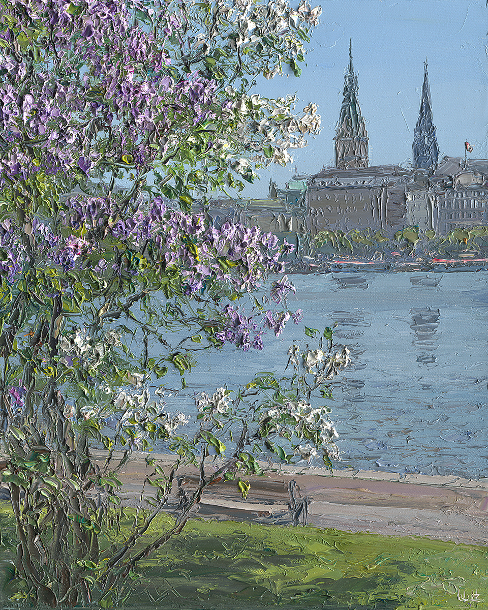Flieder an der Binnenalster - VERKAUFT -