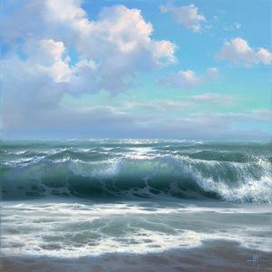 Himmel umarmt die See